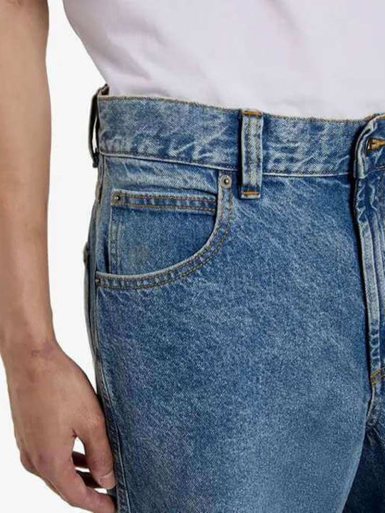 Ανδρικό Παντελόνι Τζιν με Loose Baggy Εφαρμογή Rinsed Fade