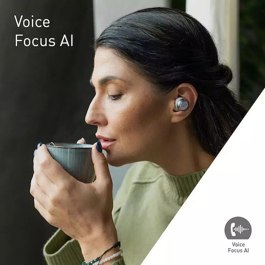 Technics EAH-AZ100 In-Ear Bluetooth-Freisprecheinrichtung Kopfhörer mit Schweißresistenz und Ladeetui Silber
