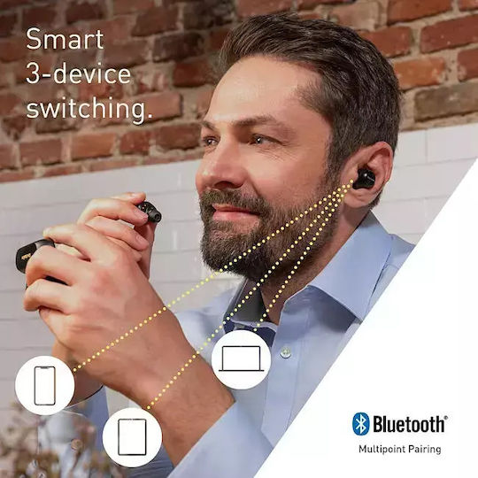 Technics EAH-AZ100 In-Ear Bluetooth-Freisprecheinrichtung Kopfhörer mit Schweißresistenz und Ladeetui Silber