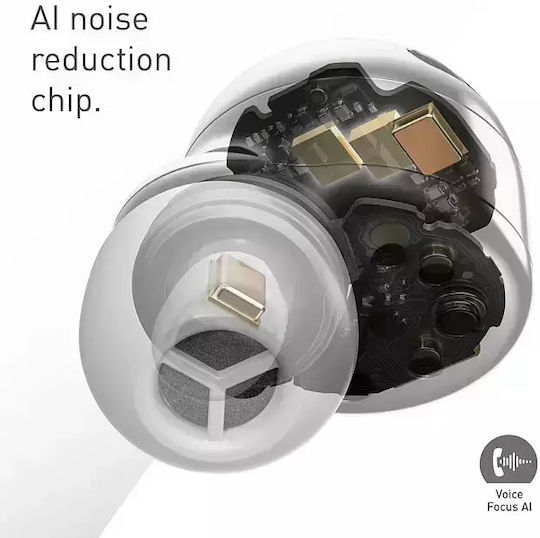 Technics EAH-AZ100 In-Ear Bluetooth-Freisprecheinrichtung Kopfhörer mit Schweißresistenz und Ladeetui Silber
