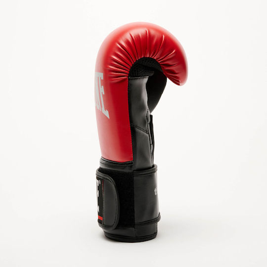 Leone 1947 Kids Boxing Gloves made of Synthetic Leather for Match Red