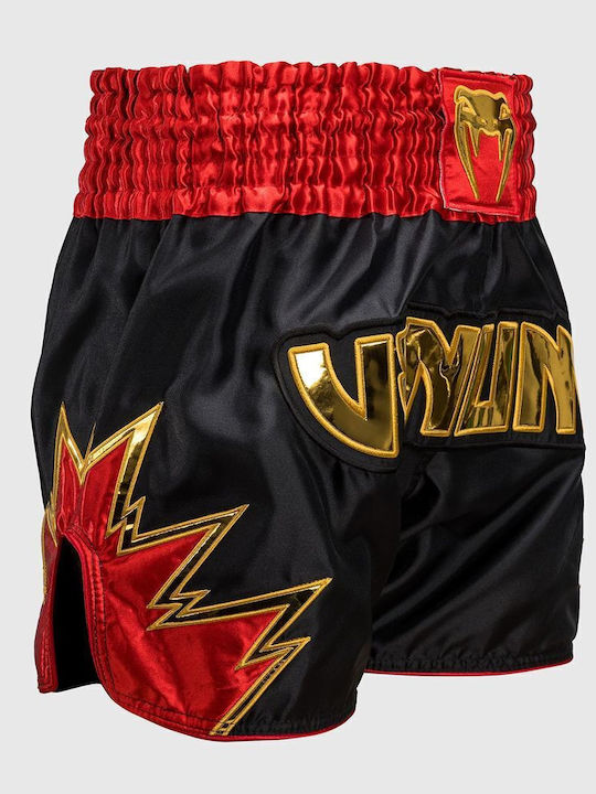 Σορτσάκι Muay Thai Venum Inferno Black Gold Red