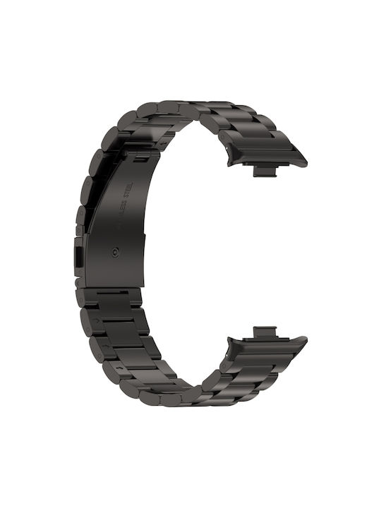 Strap Stainless Steel Black (Xiaomi Redmi Watch 4 / Watch 5/ Mi Band 8 Pro / Smart Band 9 Pro)