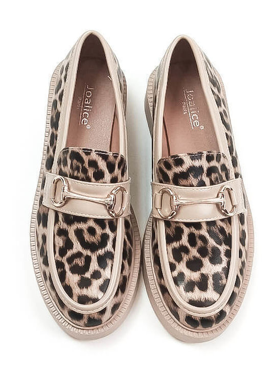 Γυναικεία Loafers σε Μπεζ Χρώμα