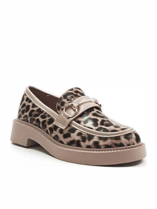 Γυναικεία Loafers σε Μπεζ Χρώμα