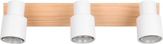 Trio Lighting Dreifach Spot mit Fassung GU10 in Weiß Farbe