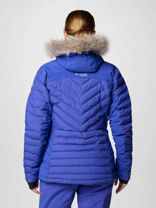 Columbia Bird Mountain Iii 2085641-516 Γυναικείο Μπουφάν για Σκι & Snowboard Μπλε