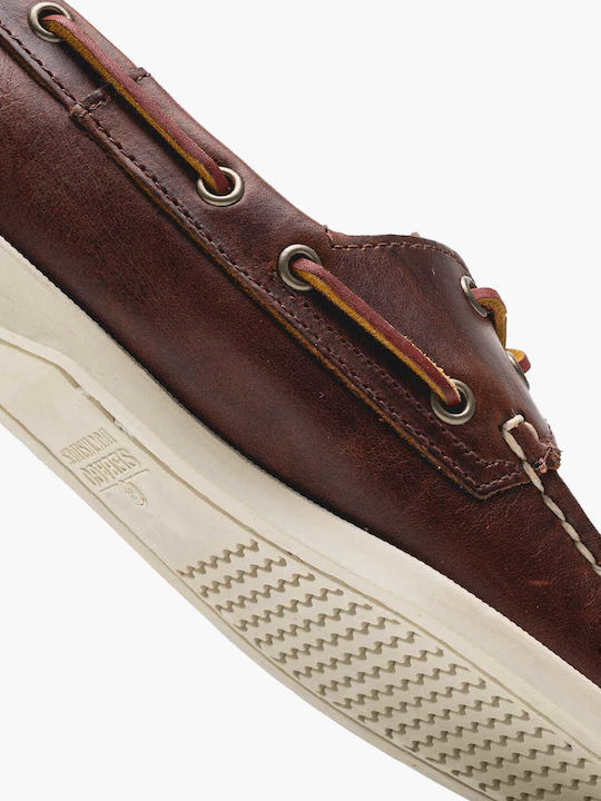 Leder Herren Mokassins in Braun Farbe