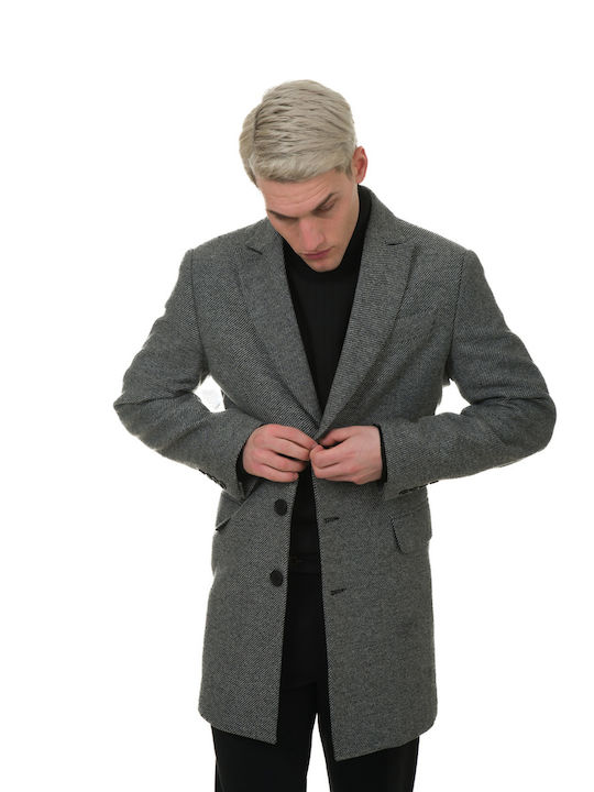 Men's Half Coat grey