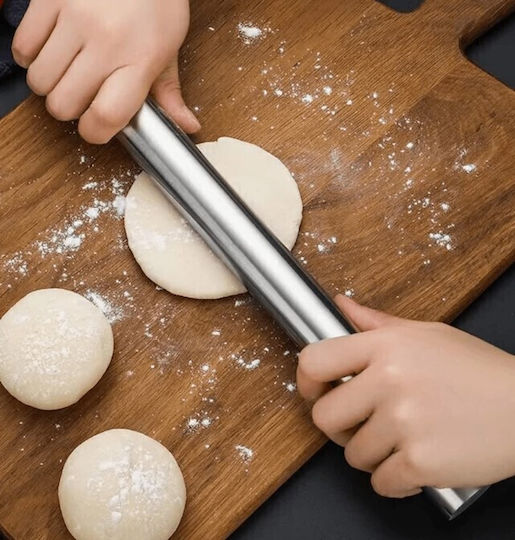 Stainless Steel Kitchen Rolling Pin 30cm 1pcs