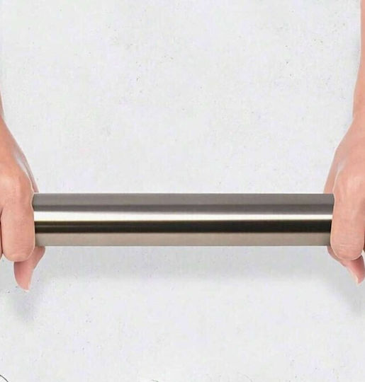Stainless Steel Kitchen Rolling Pin 30cm 1pcs