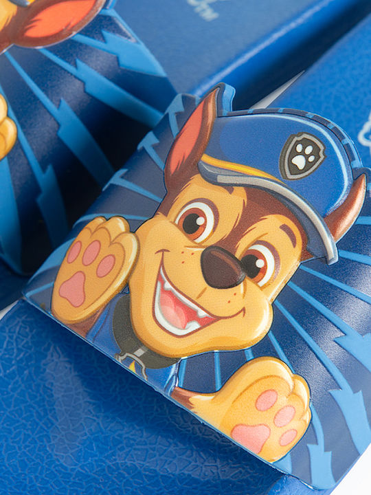 Șlapi pentru copii Albastre Paw Patrol