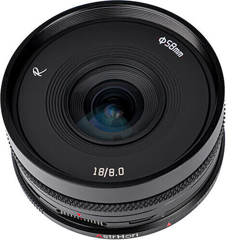 AstrHori Voller Rahmen Kameraobjektiv 18mm F/8 Tilt-Shift für Canon RF Mount Black