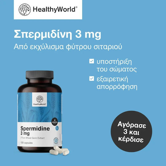 Healthy World Spermidine 3mg 120 capace