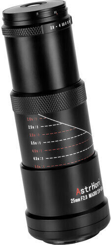 AstrHori Full Frame Φωτογραφικός Φακός 25mm F/2.8 Macro 2x-5x Macro για Nikon Z Mount Μαύρος