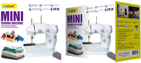 Andowl Mini-Nähmaschine Q-FR10