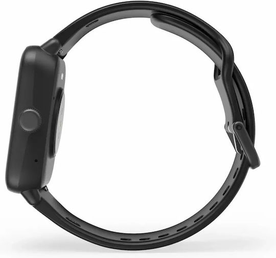 HAMA 6010 49mm Smartwatch with Heart Rate Monitor (Black)