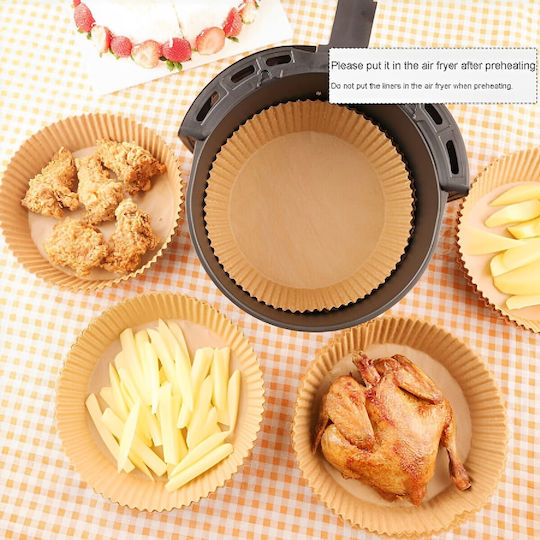 Hârtii Antiaderente pentru Air Fryer 16x16cm 100buc