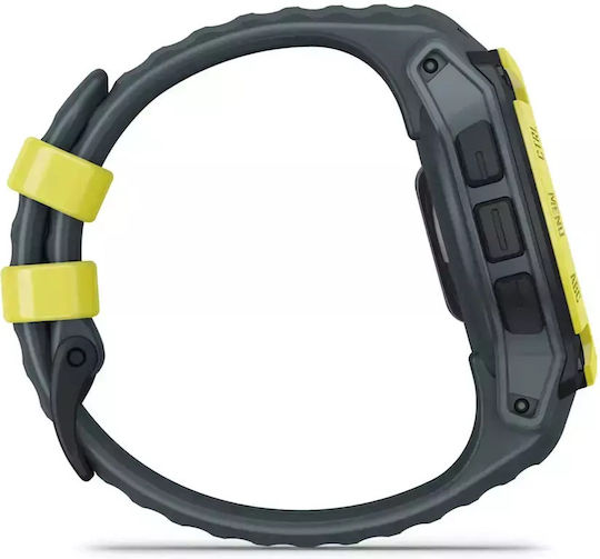 Garmin Instinct E 40mm Αδιάβροχο Smartwatch με Παλμογράφο (Electric Lime with Twilight Band)