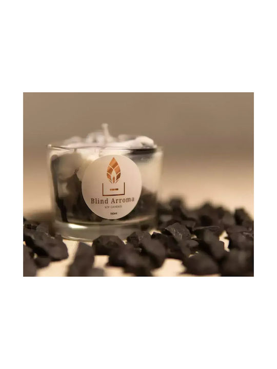 Dc-3003 Scented Soy Candle Vanilla Oreo Cheesecake Jar 150ml Black and White