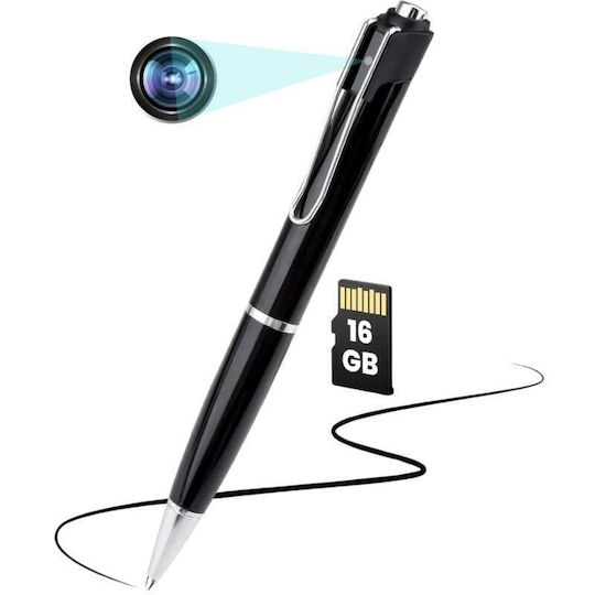 Cameră Spion Stilou Iuni Px8 Full HD 16GB Înregistrare Audio-Video