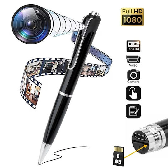 Cameră Spion Pix Full HD Iuni Px8 8GB Înregistrare Audio-Video