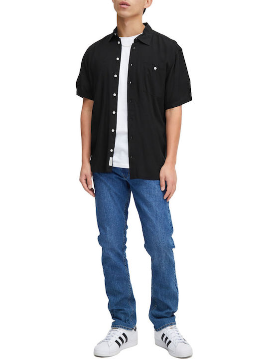 Kurzärmlig Hemd Black