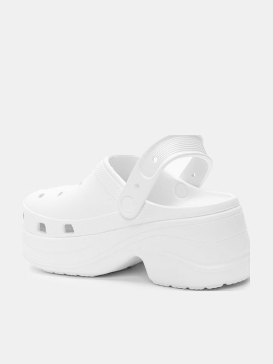 Luigi Damen Clogs Weiß