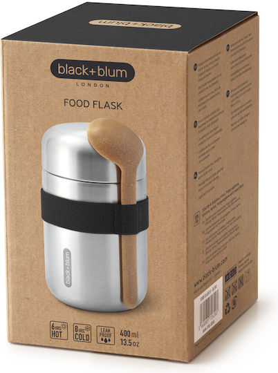Black+Blum Lunchbox Isolierte Lunchbox Inox Silber 400ml 1Stück