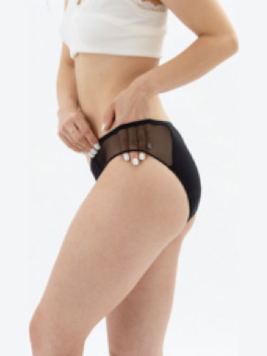 Chiloți Pentru Femei Slip Menstrual Negru