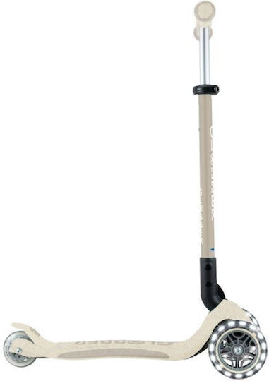 Globber Детски Скутер Сгъваемо Go•Up Deluxe Lights Ecologic 360 3 колела със седалка Бял