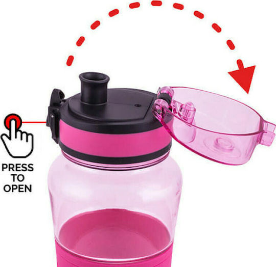 AlpinPro Cats Kids Water Bottle Plastic Non Spill Cats 350ml