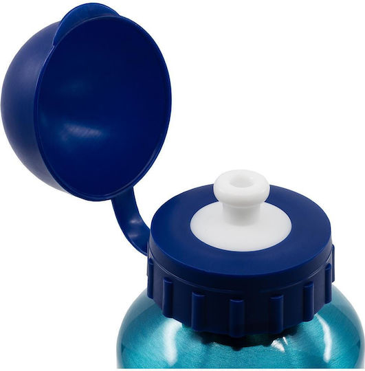 Euromic Παιδικό Παγούρι Bluey Αλουμινίου Γαλάζιο 400ml