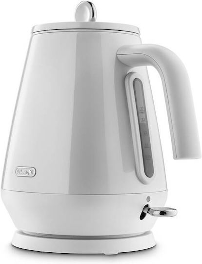 De'Longhi Eclettica Βραστήρας 1.7lt 2000W Λευκός