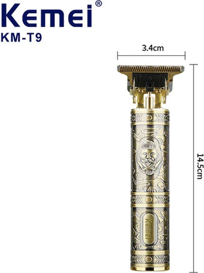 Kemei KM-T9Α Ξυριστική Μηχανή Προσώπου Επαναφορτιζόμενη