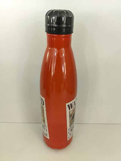 Pyramid International Plastic Kids Water Bottle One Piece with Screw-on Cap Non Spill Multicolour 540ml