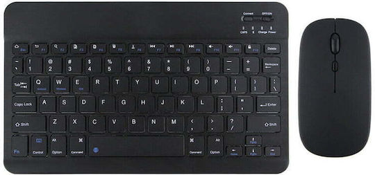 Yelandar AN-030 Kabellos Bluetooth Tastatur & Maus Set Englisch US Rosa