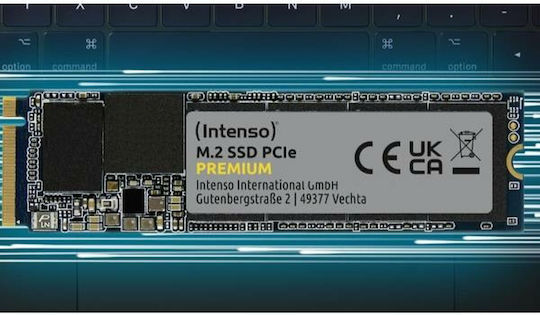 Intenso Premium SSD 500GB Type M.2 with PCI Express 3.0 Connection 3835450