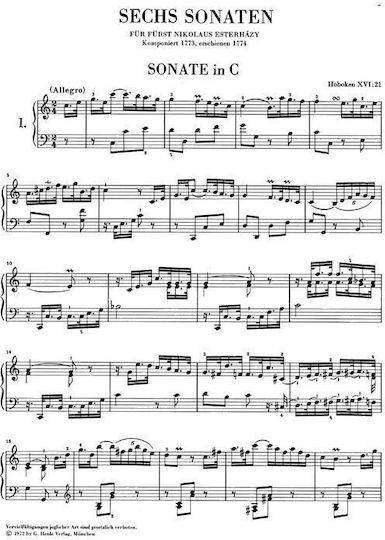 G. Henle Verlag Haydn Klaviersonaten 2 Sheet Music for Piano
