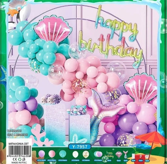 Composition with 65 Balloons Party