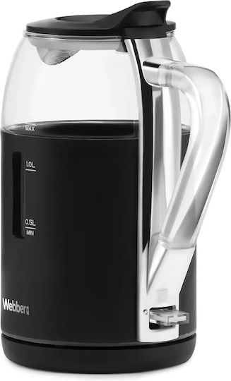 Webber WK30 Fierbător 1.7lt 2200W Negru