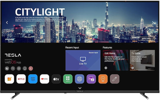 Tesla Смарт Телевизор 55" 4K UHD Edge LED Series 6 HDR (2025)