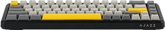 Ajazz AK680 Max Gaming Μηχανικό Πληκτρολόγιο 65% με Magnetic διακόπτες και RGB φωτισμό (Αγγλικό US) Γκρι