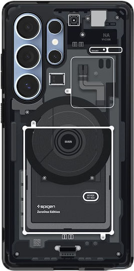 Spigen Ultra Hybrid Mag Umschlag Rückseite Silikon / Kunststoff 2mm Schwarz (Galaxy S25 Ultra,Samsung S25 Ultra)