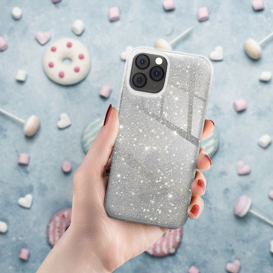 Silver Star Back Cover Silicone / Plastic Silver (Samsung A56 5G)