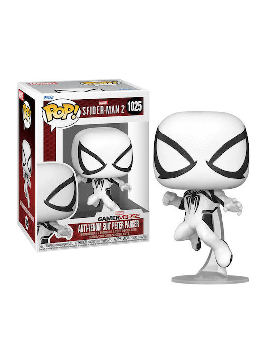 Funko Pop! Marvel: Peter Parker Anti-Venom Suit Bobble-Head Funko Pop! Marvel: Peter Parker Anti-Venom Suit Bobble-Head