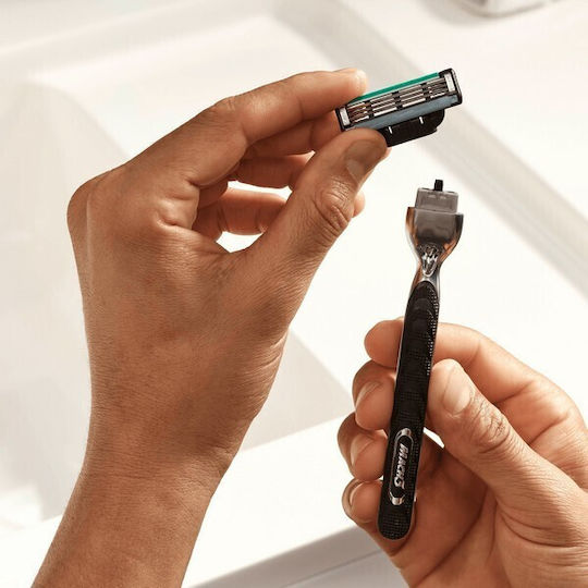 Gillette Mach 3+ Ανταλλακτικές Κεφαλές με 3 Λεπίδες 5τμχ