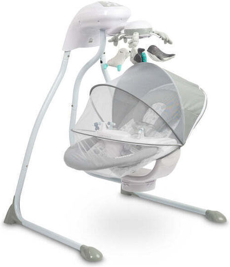 Caretero Electric Relax pentru Bebeluși Leagăn Raffi cu Muzică Grafit pentru Copil până la 12kg