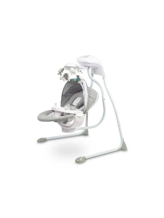 Caretero Electric Baby Relax Swing Raffi with Music Graphite for Child up to 12kg