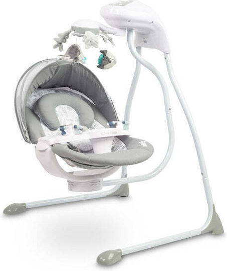 Caretero Electric Relax pentru Bebeluși Leagăn Raffi cu Muzică Grafit pentru Copil până la 12kg
